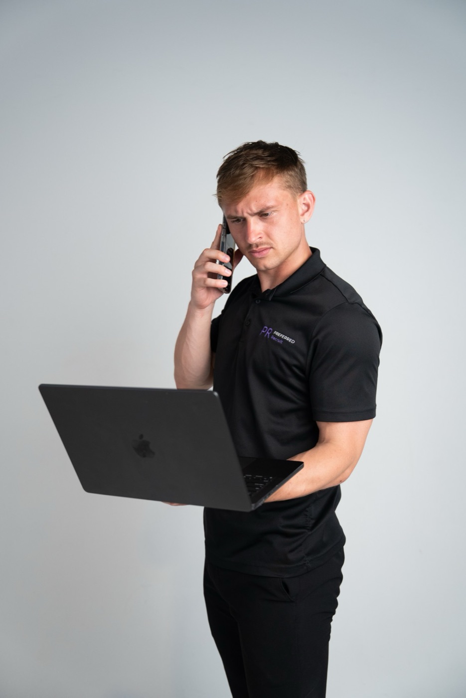 Preferred Recruit team member on a call